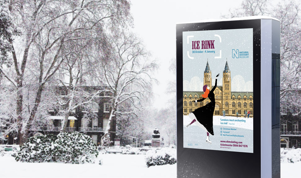 Pitch for the Natural History Museum's Christmas Ice Rink