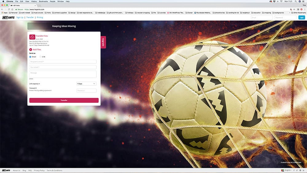 Creativebyte page on Heyants.com